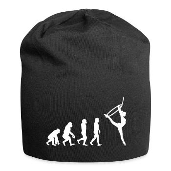 Aerial Hoop Lyra Zirkus Akrobatik Evolution - Jersey-Beanie - Schwarz - Vorne
