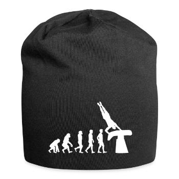 Kunstturnen Voltigier Turner Evolution Funny - Jersey-Beanie - Schwarz - Vorne