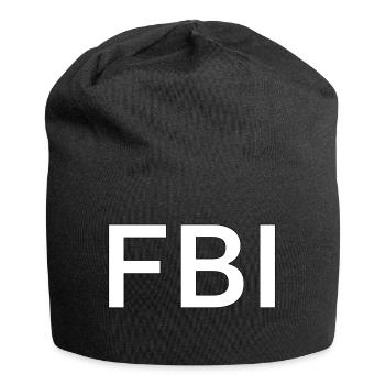 FBI Costume Halloween Carnival - Jersey Beanie - black - Front