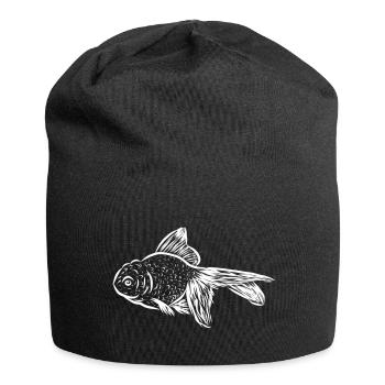 Poisson - Bonnet en jersey - noir - Devant