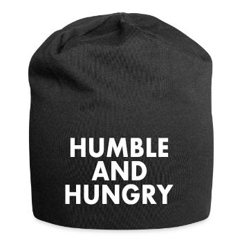 Humble and hungry - Jersey Beanie - black - Front