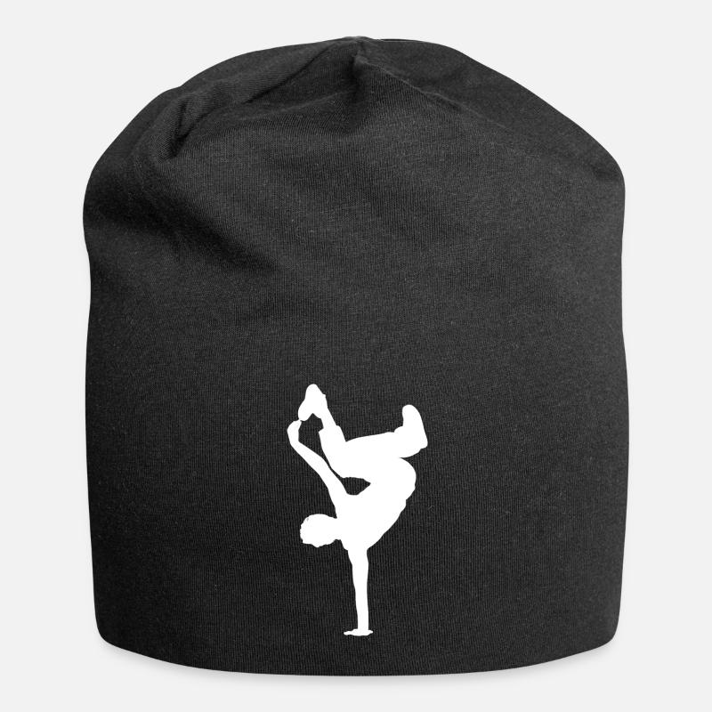 Breakdance Breaking B-Boying B-Girling Hip-Hop - Jersey-Beanie - Schwarz