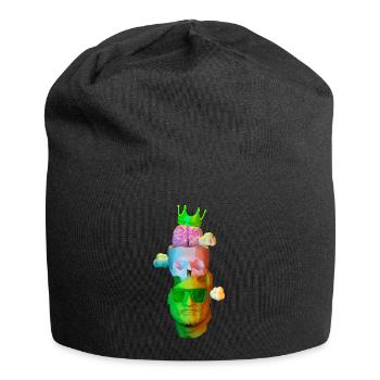 En pensant à l'été - Bonnet en jersey - noir - Devant