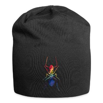 Ameise - Jersey-Beanie - Schwarz - Vorne