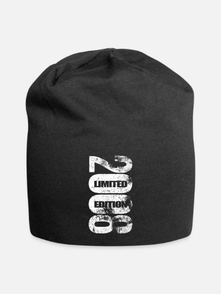 Limited Edition 2008, Geburtstag 2008 geboren - Jersey-Beanie - Schwarz