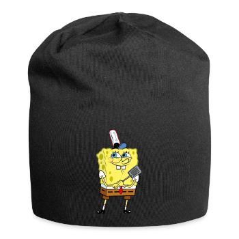 SpongeBob SquarePants SpongeBob Loves His Spatula - Jersey Beanie - black - Front