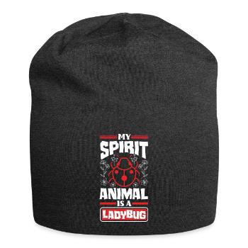 Ladybug Entomologist Ladybirds Entomology Funny - Jersey-Beanie - Anthrazit - Vorne