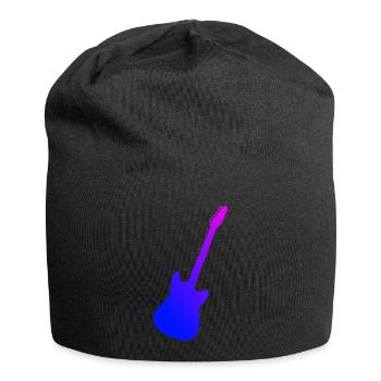 Damen Guitar Player Guitar Gitarrist Gitarre - Jersey-Beanie - Schwarz - Vorne