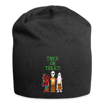 Truc ou gâter les enfants - Bonnet en jersey - noir - Devant