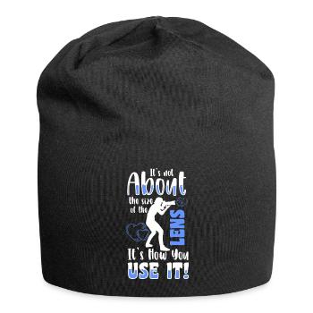 Photography Photo Image Motif - Jersey Beanie - black - Front