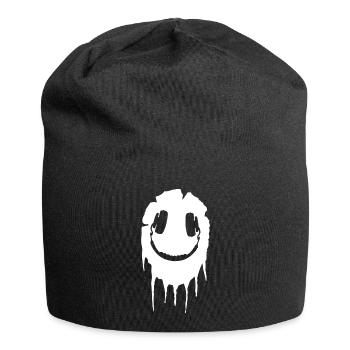 Smile Acid Headphone 303 White - Jersey-Beanie - Schwarz - Vorne