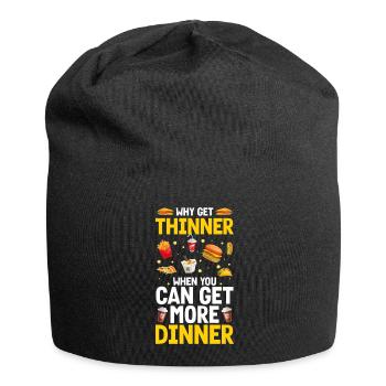 All you can eat Hotel Grill delicacies - Jersey Beanie - black - Front