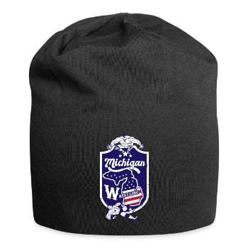 Michigan Wrestling - Bonnet en jersey - noir - Devant