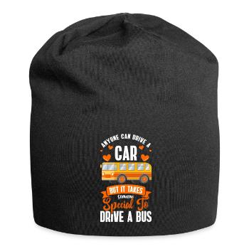 Fahrer Busfahrerin Öffentliche Verkehrsmittel - Jersey-Beanie - Schwarz - Vorne
