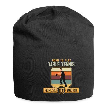Lustiger Tischtennis Spruch Tischtennis - Jersey-Beanie - Schwarz - Vorne