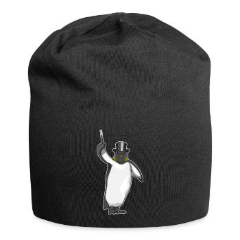 Baguette magique pingouin - Bonnet en jersey - noir - Devant