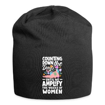 Counting down the days until we amplify the - Jersey Beanie - black - Front
