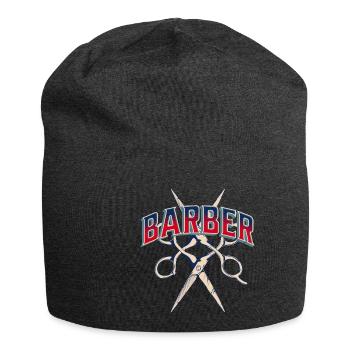 Barbier Barbier - Bonnet en jersey - charbon - Devant