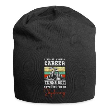 Parachute Adrenaline Paragliding - Jersey Beanie - black - Front