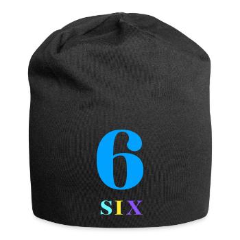 Six-6e anniversaire - Bonnet en jersey - noir - Devant