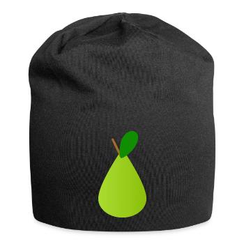 Poire - Bonnet en jersey - noir - Devant