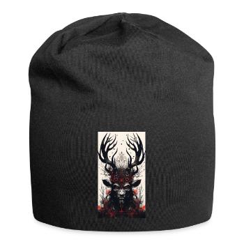Ziegenbock - Jersey-Beanie - Schwarz - Vorne
