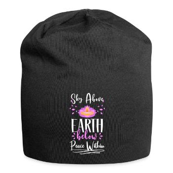 Méditation Namaste Illumination - Bonnet en jersey - noir - Devant