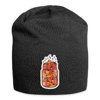 Piment piquant - Bonnet en jersey - noir - Devant