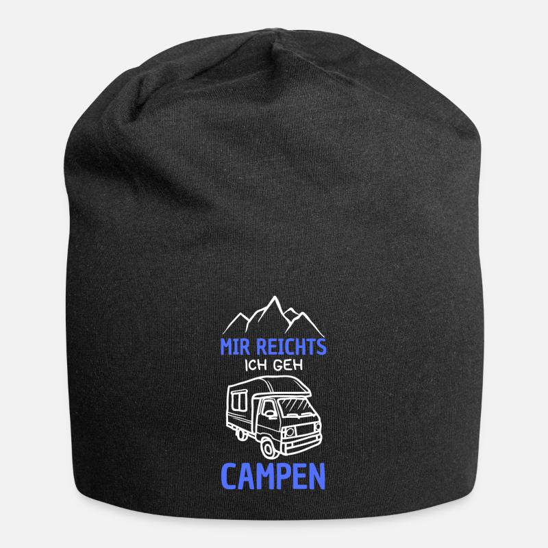 Camping, I've had enough, I'm going camping - Jersey Beanie - black