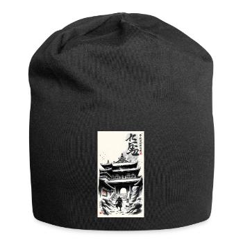 Temple - Jersey-Beanie - Schwarz - Vorne