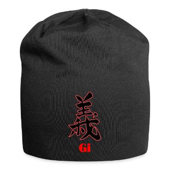 Bushido Gi – Honor and Justice - Jersey Beanie - black - Front