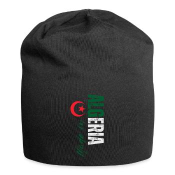 Hergestellt in Algerien, vertikales Design - Jersey-Beanie - Schwarz - Vorne