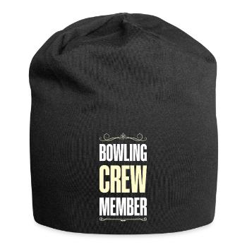 Équipe de bowling - Bonnet en jersey - noir - Devant