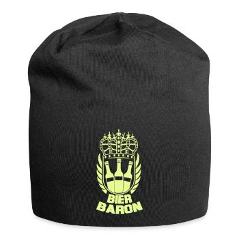 Bier Baron Kronenlogo - Jersey-Beanie - Schwarz - Vorne