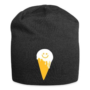 happy ice cream - Jersey-Beanie - Anthrazit - Vorne
