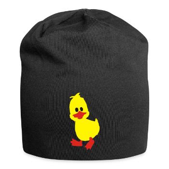 ente, entchen - Jersey-Beanie - Schwarz - Vorne