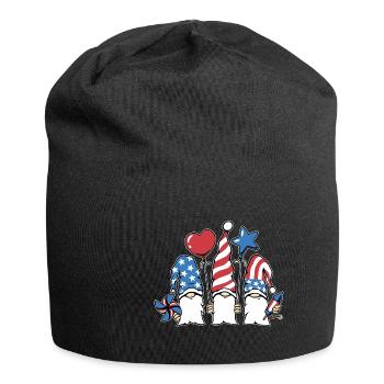 Patriotic American Gnomes - Jersey-Beanie - Schwarz - Vorne