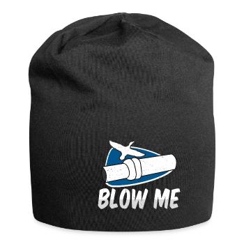 Funny Duck Hunting Blow Me - Jersey-Beanie - Schwarz - Vorne
