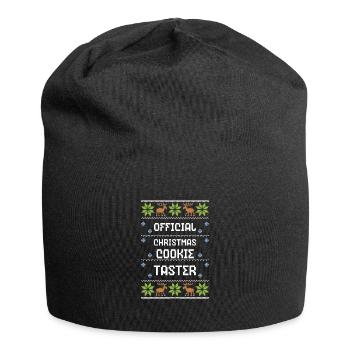 Official Christmas Cookie Button - Jersey Beanie - black - Front