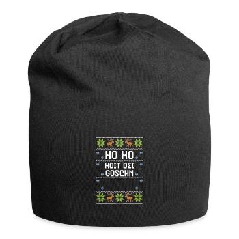 Ho Ho Hoit Dei Goschn - Jersey-Beanie - Schwarz - Vorne
