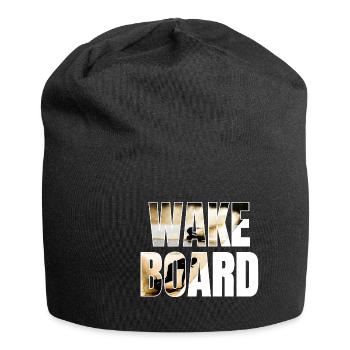 Wakeboard Wakeskate Wassersport Boot Wakeboarder - Jersey-Beanie - Schwarz - Vorne