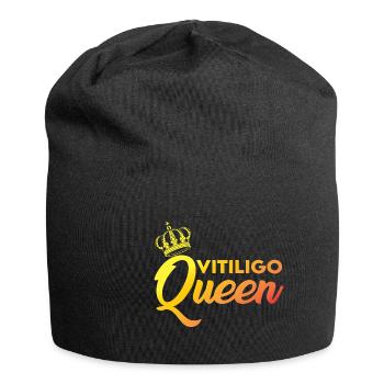 Vitiligo Queen - Jersey-Beanie - Schwarz - Vorne