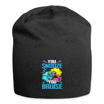 You Snooze You Bruise Funny Paintball - Jersey-Beanie - Schwarz - Vorne