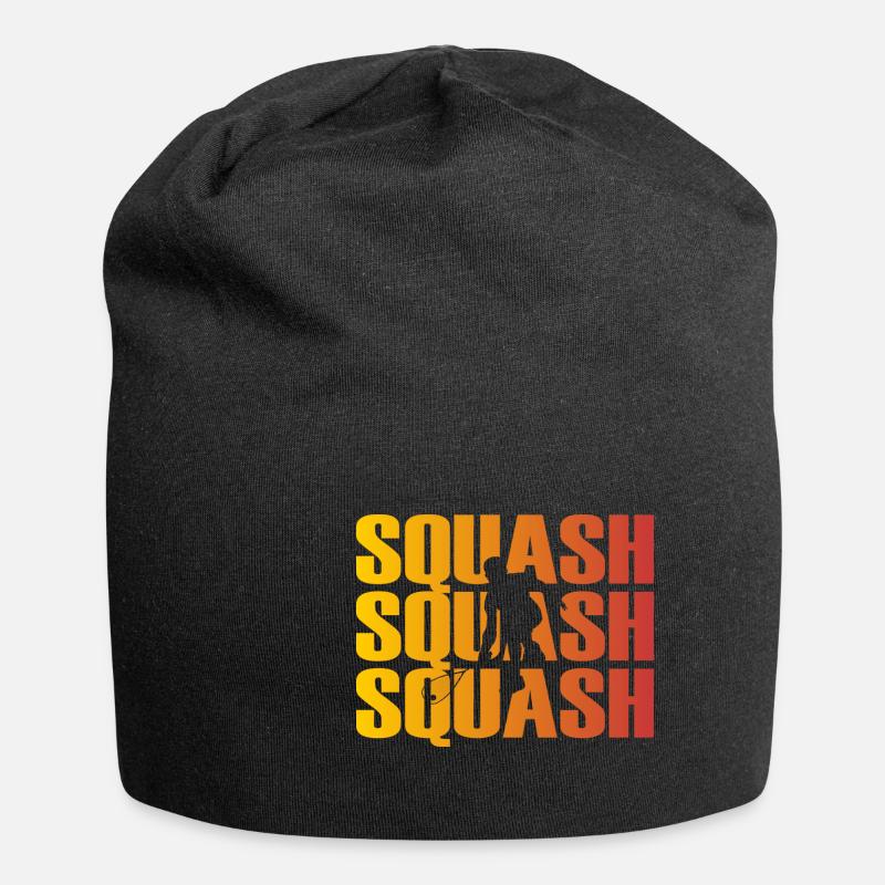 squash - Bonnet en jersey - noir