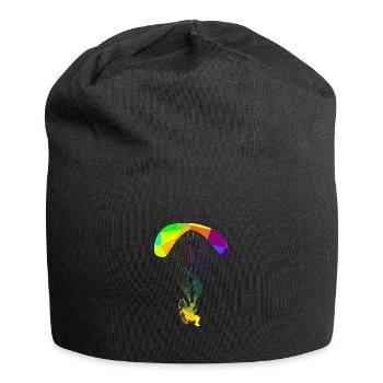 Motorized Paraglider Paraglider Rainbow - Jersey Beanie - black - Front