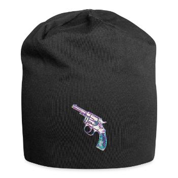 Revolver coloré - Bonnet en jersey - noir - Devant