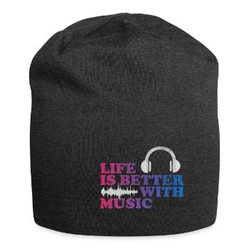 dj - Jersey Beanie - charcoal grey - Front