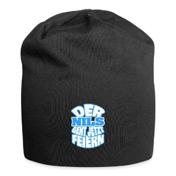 Nils - Jersey-Beanie - Schwarz - Vorne