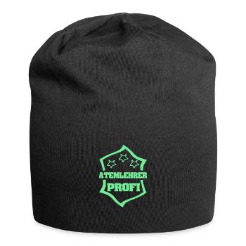 Cadeau pour instructeur de respiration - Bonnet en jersey - noir - Devant