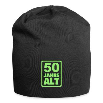 50 - Bonnet en jersey - noir - Devant